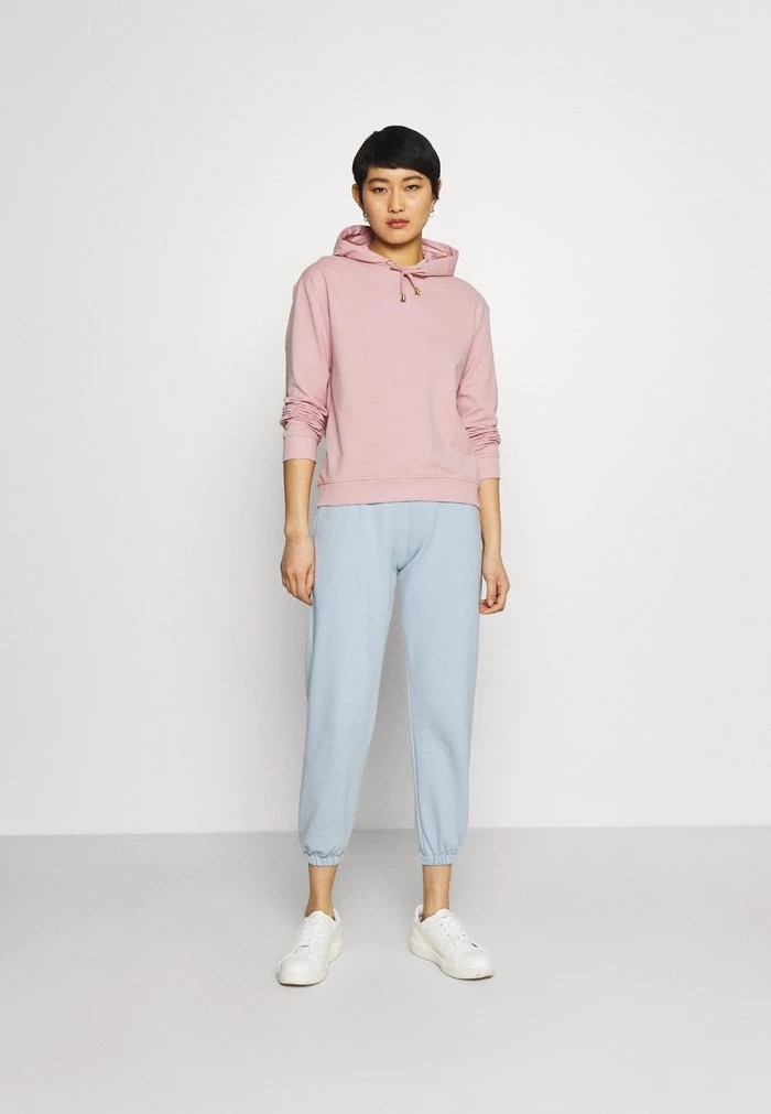 Pulls De Golf ANNA FIELD Anna Field Basic Loose Hoodie With Gold Trim Rose Femme | YPA-4580380